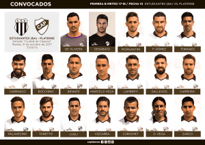 Convocados vs estudiantes ba fecha 10
